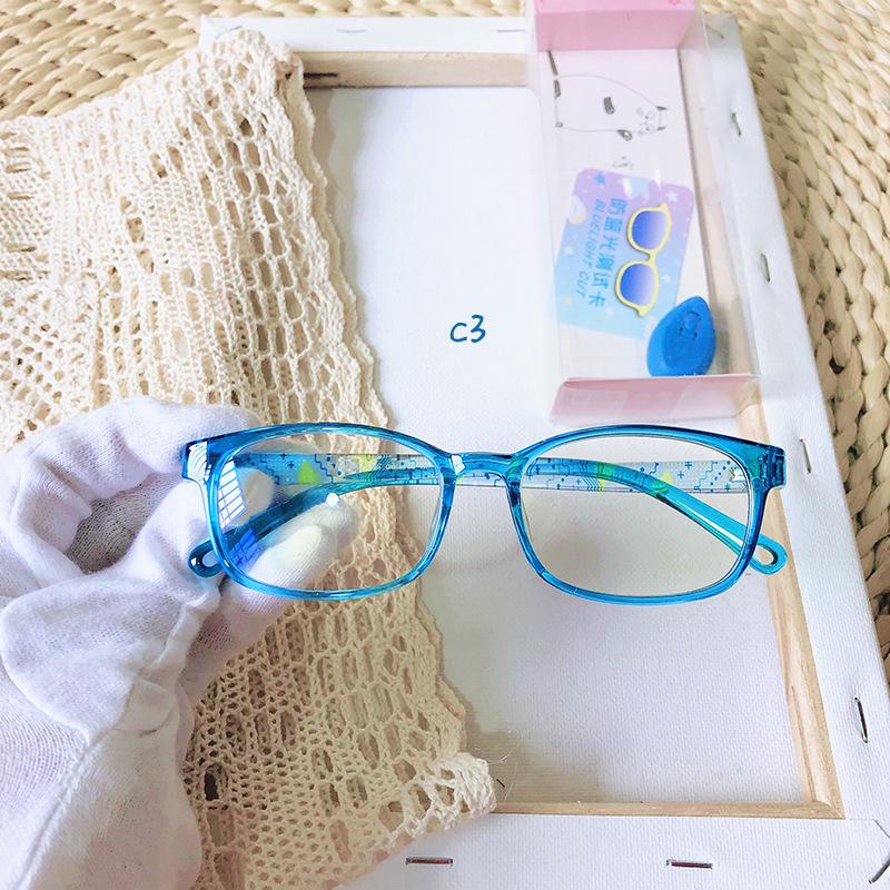 Asha Lu Kids’ Ultra-Light Anti-Blue Light TR90 Glasses Frame for Prescription Lenses