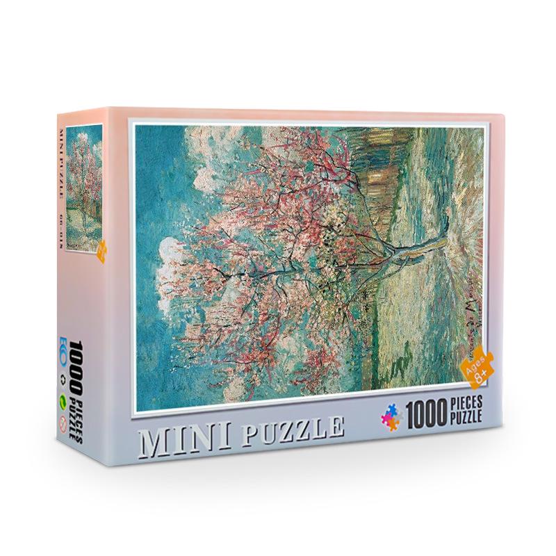 Challenging 1000-Piece Anime Landscape Puzzle: Adult Stress Relief Commemorative Edition