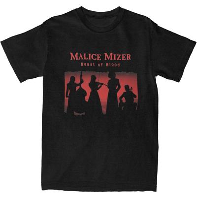 Mein Lieblingsmusiker von Malice Mizer T-Shirt Sänger T-Shirts Kurzarm Vintage-T-Shirt Sommer 100% Baumwolle Rundhalsausschnitt Oversize Oberteil T-Shirts