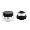 2pcs 1" Black Aluminium Alloy Weld On Filler Neck And Cap Oil Fuel Water Tank