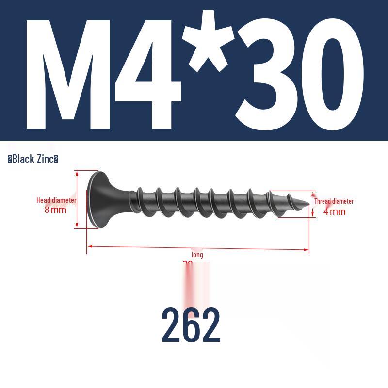 304 Stainless Steel Galvanized Hardened Coarse Thread Countersunk Flat Head Phillips Wood Screws