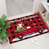 Christmas Carpet Entrance Door Non-slip Absorbent Foot Mat Thick Porch Carpet Mat