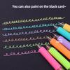 LANGUO 90/6 Colors Stereoscopic Press Effect Painting Pen Multi-Color Acrylic Gel Pen Drawing Marker Stationery School Supplies