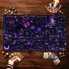 Cosmic Galaxy Swirl Art Large Game Playmat Non Slip Rubber Desk Mat For Card Gaming Laptop Keyboard Home Office Setup