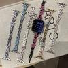 Luxury Stainless Steel Band for Apple Watch Ultra 49mm 10 46mm 42 Chain Bracelet for IWatch 9 8 7 6 SE 45mm 41 40 44 Women Strap