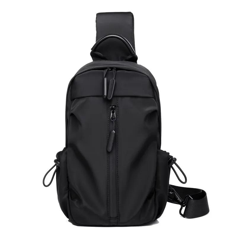 Multifunction Anti-Theft Usb Men'S Trendy Travel Fashion Chest Bag Universal Business Outdoor Waterproof Crossbody Shoulder Bag