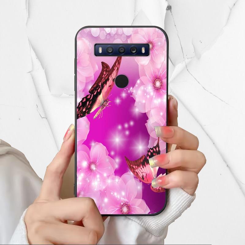 Чехол для TCL 10 SE Черный ТПУ Силиконовый Корпус Coque Для TCL 10SE Чехлы для Телефона Мягкий Матовый Fundas T766U T766H Capa Сумка для Телефона TCL 10 SE