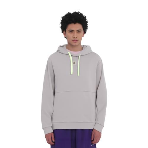 Nike Solid Color Hooded Drawstring Quick-dry Casual Sweatshirt for Men