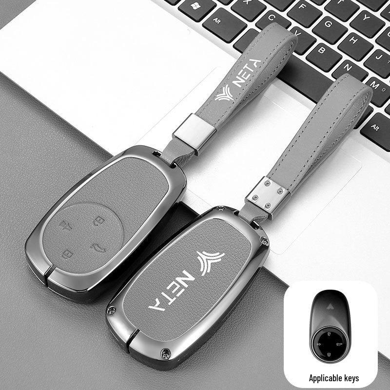 Nezha's GT Key Case for Men & Women - V22 Model Luxury Car Protective Shell with Strap and Buckle.