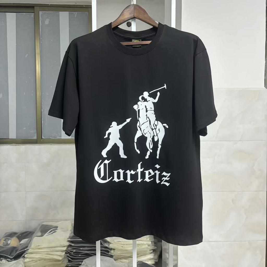 Cross-border New Corteiz Short-sleeved T-shirt Letter Printing Loose Casual Half-sleeve