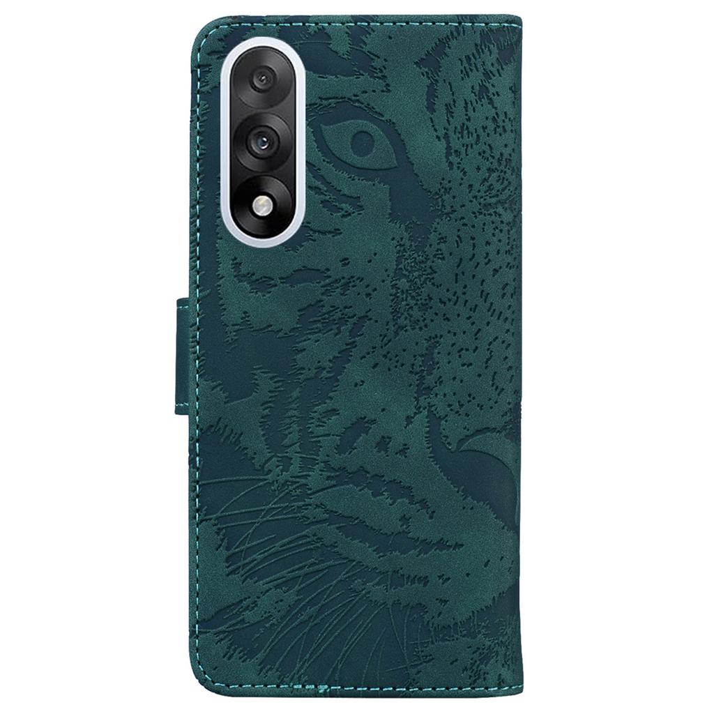 Für OnePlus Nord 5 5G Hülle Tiger-Aufdruck Leder Brieftasche Handyhülle