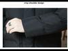 Men's Solid Color Hooded Cotton Jacket – Mid-Length, All-Match Winter Coat