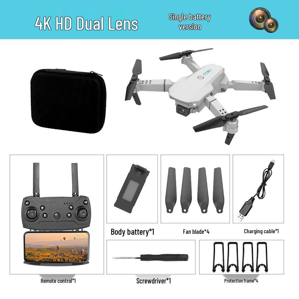 E88PRO 4K Drone with Dual Cameras, Obstacle Avoidance, Fixed Height & Folding Remote Control