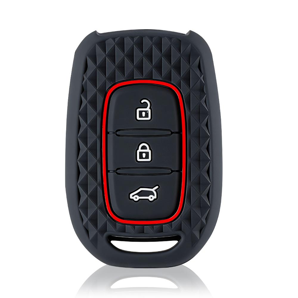 

3 buttons Silicone Car Fob Remote Case Holder Cover for Dacia Logan 2026 for Renault TWingo 3 Duster Captur Logan Laguna Scenic