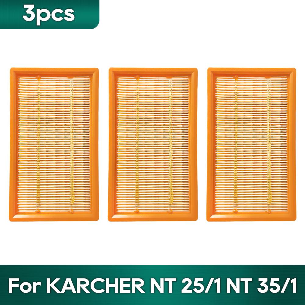 Filter Compatible for Karcher NT 25/1, NT 35/1, NT 45/1, NT 55/1, NT361 ECO, NT561 ECO, NT611 ECO, Bosch VAC140 / GAS 35 M AFC