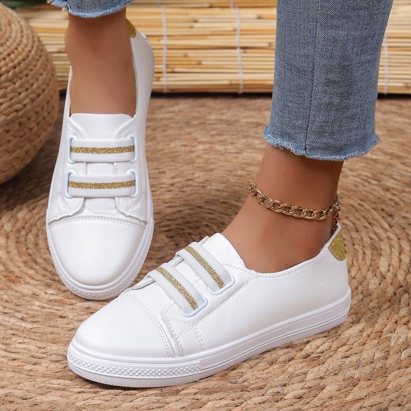 

Fashion Women s Fashion Single Shoes Autumn New Round Head Deep Mouth Cover Foot Soft Sole Non-slip Sports Shoes 40 золотой