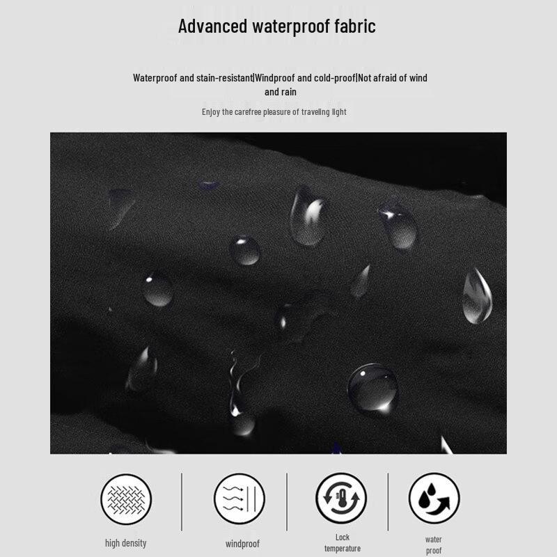 ROMON Men's Thickened Detachable Hooded Padded Jacket