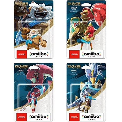 

Amiibo Breath of the Wild (The Legend of Zelda Series) Set of 4 (Darkil, Urbosa, Mipha, Revali)