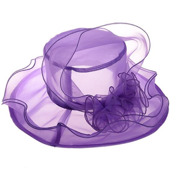 Women's Fashion Large Wide Brim Sun Screen Hat Summer Flat Flower Beach Cap