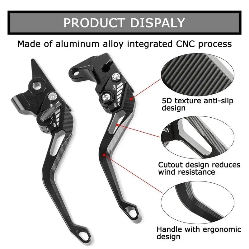 For Yamaha MT-03 2005-2009 Motorcycle Folding Extendable Brake Clutch Lever Handle Bar Moto