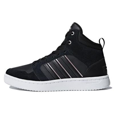 Neo Cloudfoam Super Hoops Mid Lässige Sneakers Damen Sneakers Schwarz DB0307