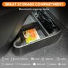 For VW ID4 Armrest Storage Box -2025 Center Console Organizer Tray with Adjustable Divider Fit Auto Interior Accessories