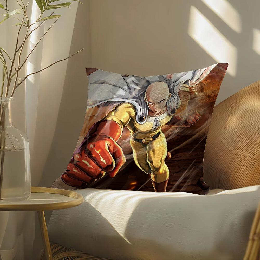 One-Punchman Pillow Case Pillowcase, Double-Sided Printed, Sofa Cushion, Bedroom Headboard