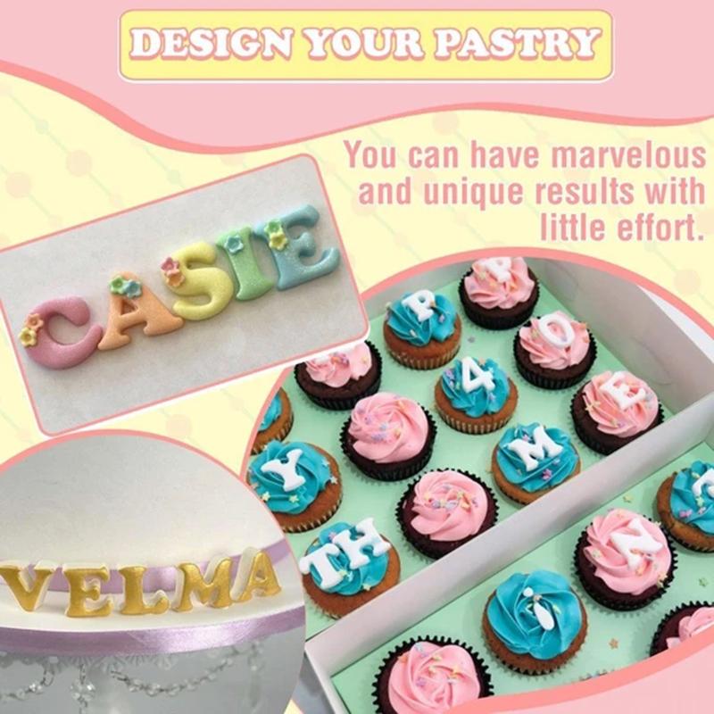 Alphabet Number Spring Cookie Cutter Set For Baking DIY Creative Desserts