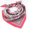 Small 100% Silk Bandannas Printed Square 53CM Kerchief Four Seasons Luxury Silk Scarves for Men