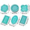 DIY Pendant Making Silicone Mold Unique Epoxy Resin Casting Mold Handmade Jewelry Pendant Mold Crystal Flower Charm Mold X3UC