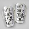 Electroplated Football Shin Guards with Plug-In Board for Protection