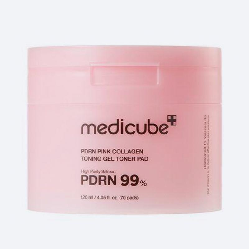Medicube PDRN Pink Collagen Toning Gel Toner Pad (70 Pads)