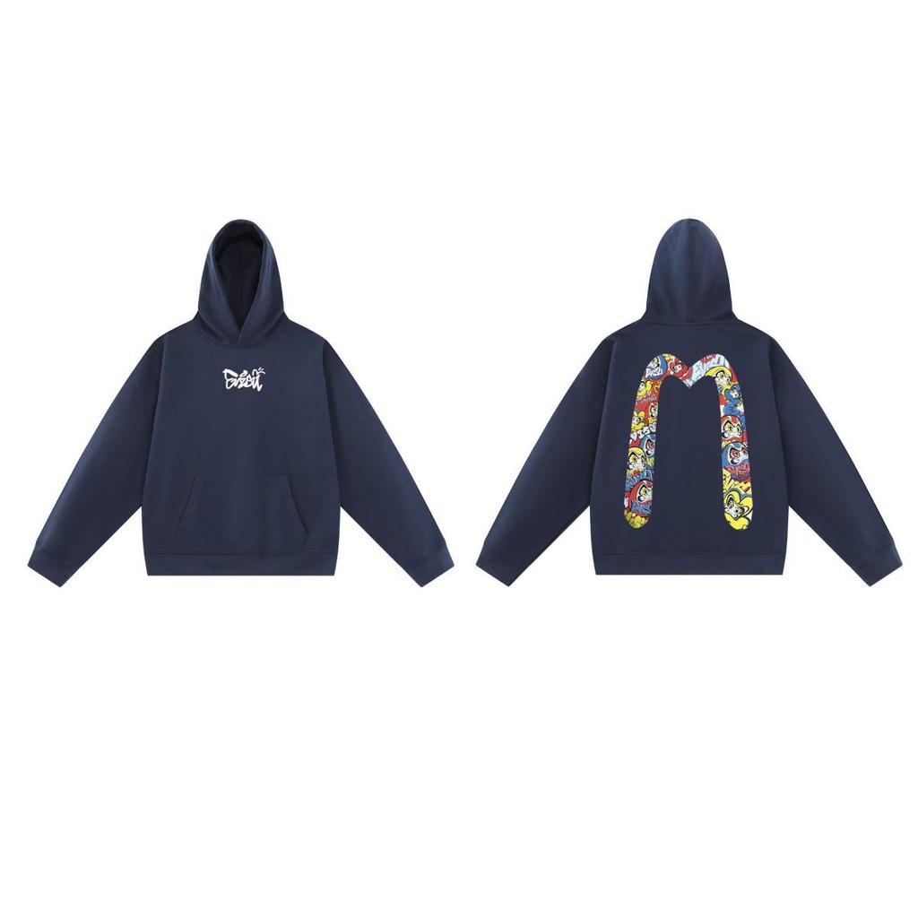 Fukujin 2025 Unisex Classic Hoodie: Autumn/Winter High-Quality Streetwear Fashion (Size: Small To Medium).