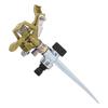 Automatic Sprinkler 360 Degrees  Rotation Water Sprinkler Watering Irrigation Tool for Lawn GardenMetal