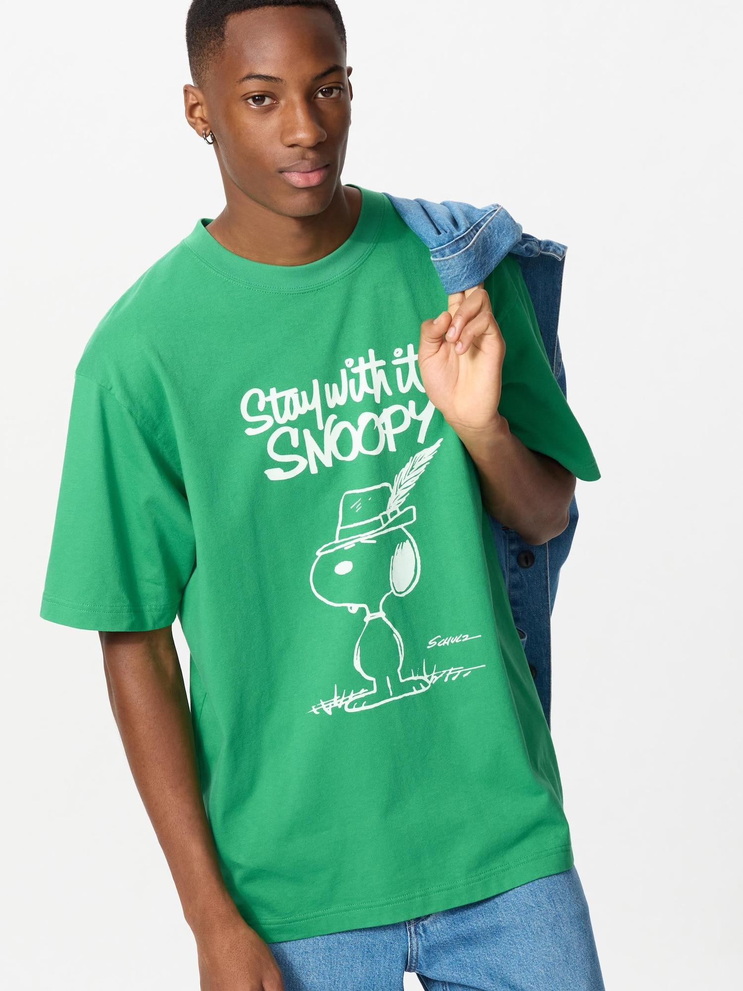 

Uniqlo Japan PeanUts Ut Oversized Fit 54 GREEN/L