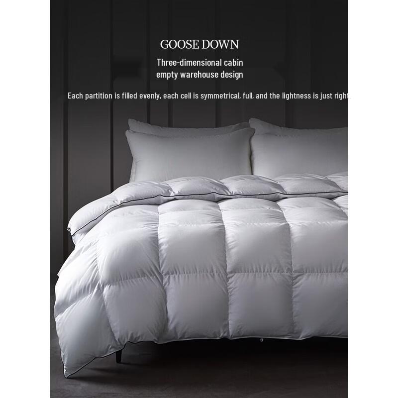 

Muji 100% White Goose Feather Down Winter Comforter