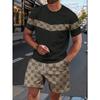 2026 Summer New Men's Suit - 3D Printed Pattern - Breathable Lightweight Comfortable and Fashionable Men's Clothing