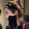 Pearl Diamond Velvet Headband Elegant Design Hair Hoops Advanced Rhinestone Headband  Korean Style