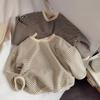 Kids Sweatshirt Girls' Long Sleeved Striped Top Children's Loose T-shirt