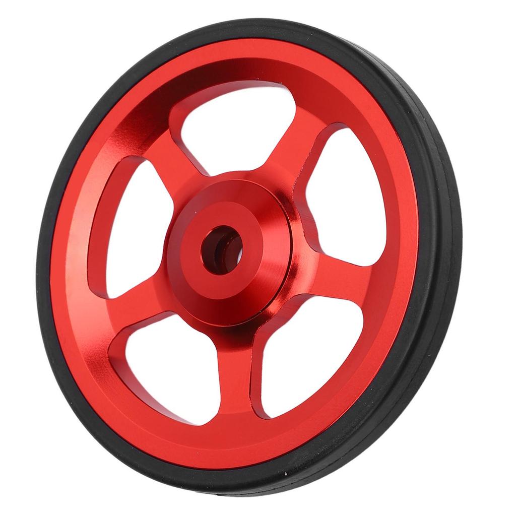 Folding Bike Easy Wheel Smoother Operating Easy Moving Secure Fixation Aluminum Alloy Easywheel Red