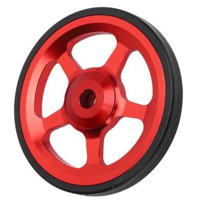Folding Bike Easy Wheel Smoother Operating Easy Moving Secure Fixation Aluminum Alloy Easywheel Red
