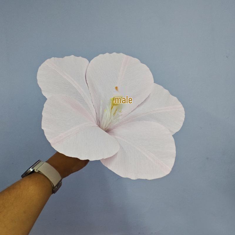 Krepppapier Hibiskus Rosenblütenköpfe für Ausstellungen