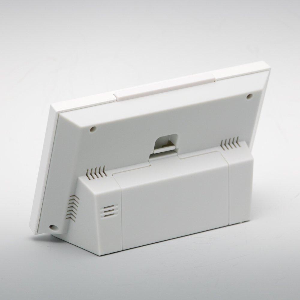 Seiko Clock Alarm Automatic Temperature Visible at White SQ778W SEIKO Clock, Illumination, Radio-Controlled, Digital, Calendar, Display, Night, Pearl,
