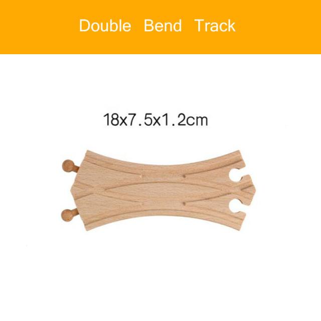 Tutti i Tipi di Giocattoli per Ferrovie su Binari di Legno Accessori per Binari del Treno in Legno di Faggio adatti per Binari di Marca Giocattoli Educativi per Bambini