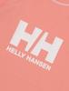 Helly Hansen Kids' Swimsuit, K S/S HH Crew Rashguard, Sheer Orange