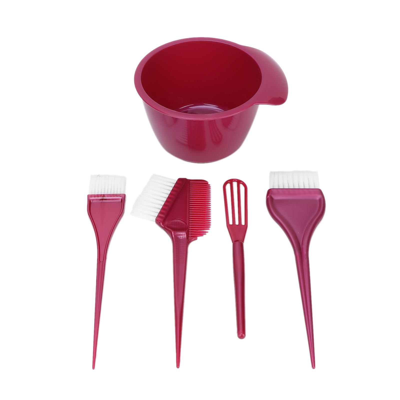 

Профессиональный набор для окрашивания волос, миска для окрашивания волос, кисть для окрашивания волос, инструменты для обесцвечивания волос Wine Red