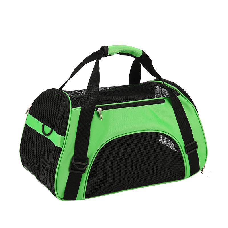 Portable Mesh Pet Carrier Bag Foldable Dog Cat Travel Handbag Breathable Small Animal Carrier For Outdoor Trips And Daily Use