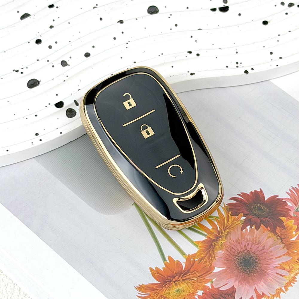 TPU Car Key Fob Cover Case for Chevrolet 2017-2019 Chevy Malibu Camaro Cruze Traverse Sonic Volt Bolt Equinox Spark Blazer Onix