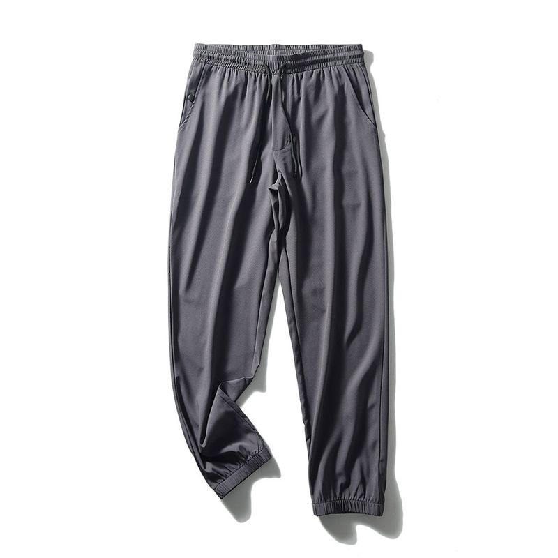 Outdoor Stretch Ice Silk Quick-Dry Pants Men's Summer Thin Hiking Hiking Sports Pants Export Men's Pants Casual Pants