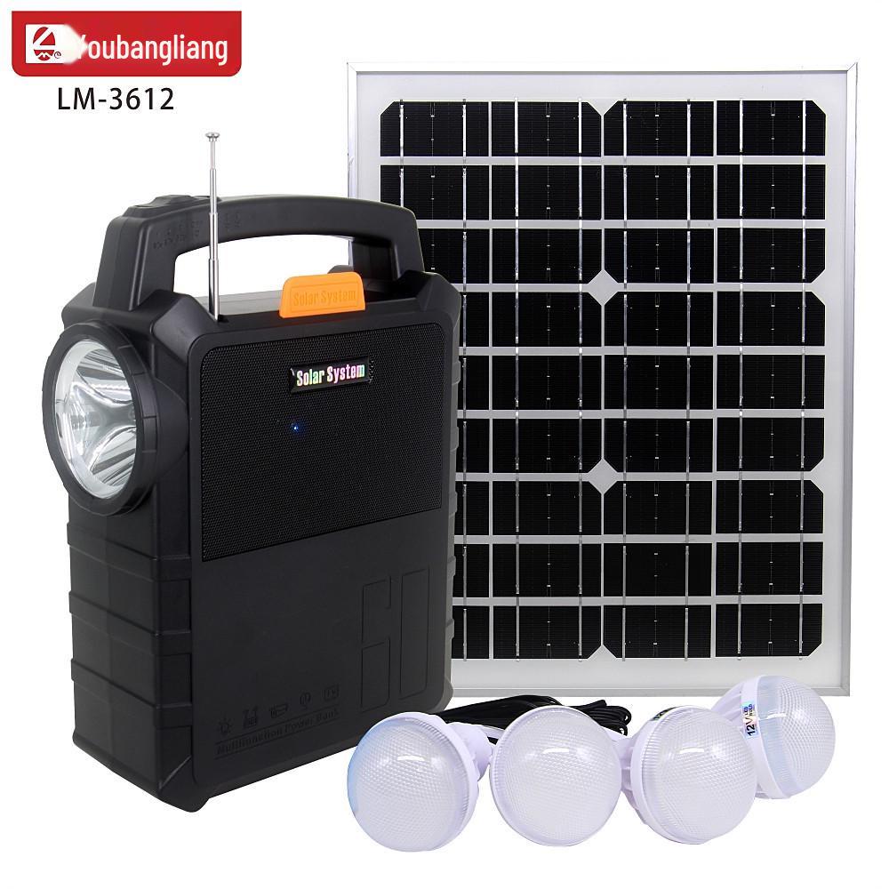 

12V Solar Headlight with Phone Charging & Bluetooth MP3